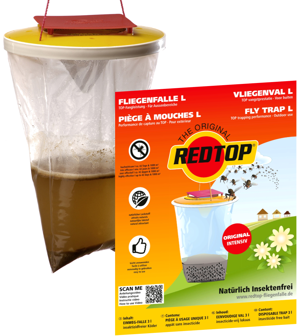 REDTOP® Fliegenfalle "Einweg", 3 Liter von REDTOP
