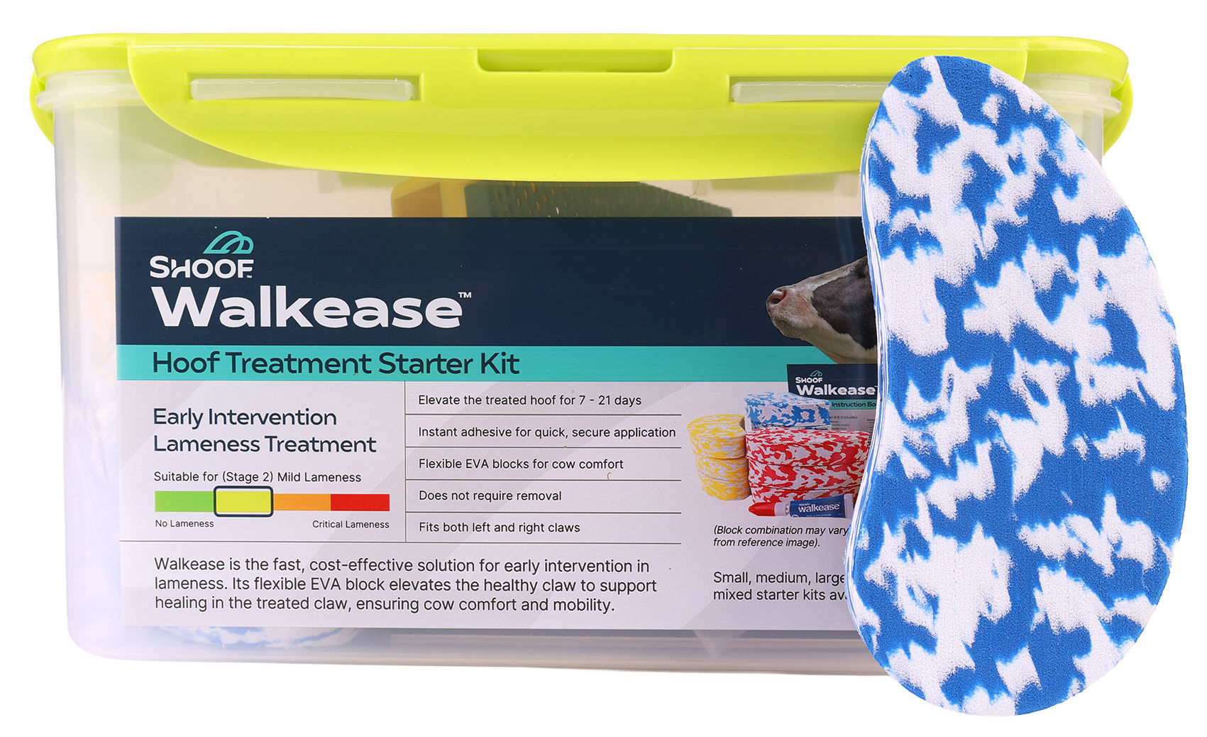 Klauenbehandlung SHOOF Walkease Starterset | 10er Pack - SHOOF 16482 Klauenbehandlung SHOOF Walkease Starterset | 10er Pack von SHOOF 16482