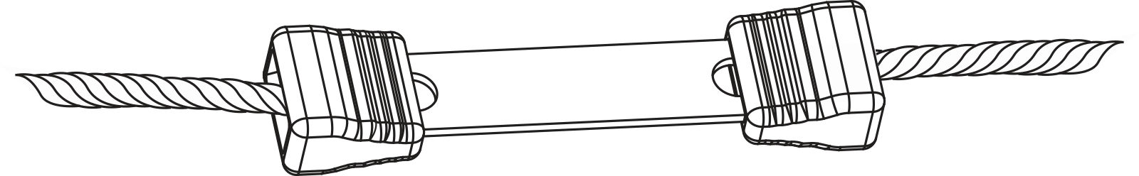 Litzenverbinder Litzclip® 3mm gerade Edelstahl | 10 Stück - Litzclip 442003/106 Litzenverbinder Litzclip® 3mm gerade Edelstahl | 10 Stück von Litzclip 442003/106