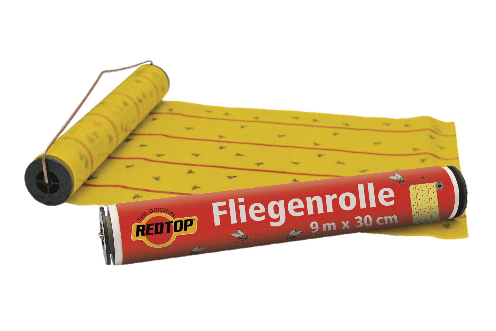 REDTOP® Fliegenrolle 9m x 30cm - REDTOP REDTOP® Fliegenrolle 9m x 30cm von REDTOP