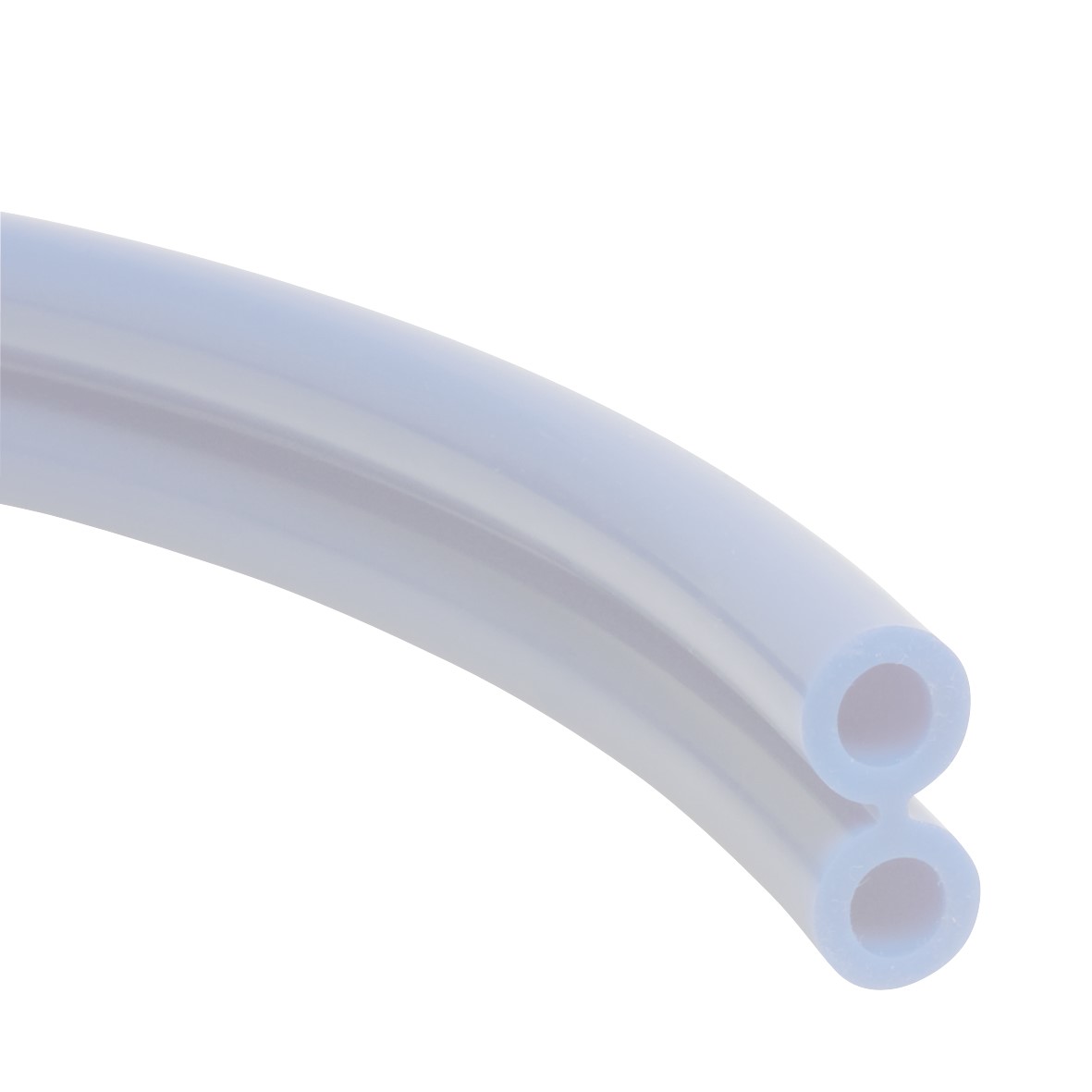 Silikon Doppelpulsschlauch 7 x 13 mm, transparent von Melktechnik-Discount
