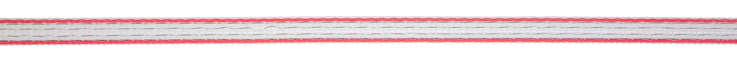 AKO Weidezaunband TopLine Plus 10 mm weiß/rot von AKO