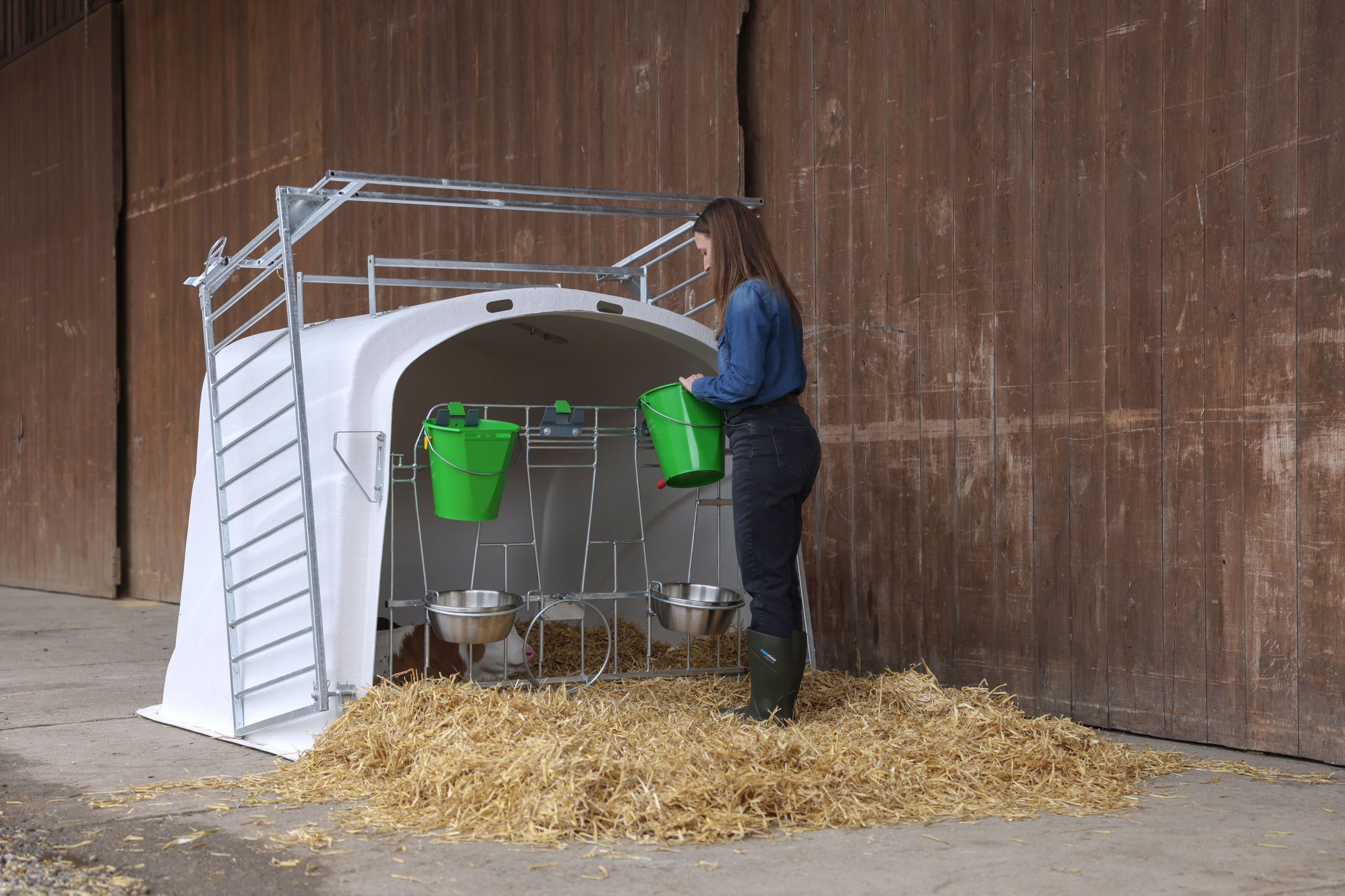CalfHouse Premium DUO mit Umzäunung von Kerbl 14618