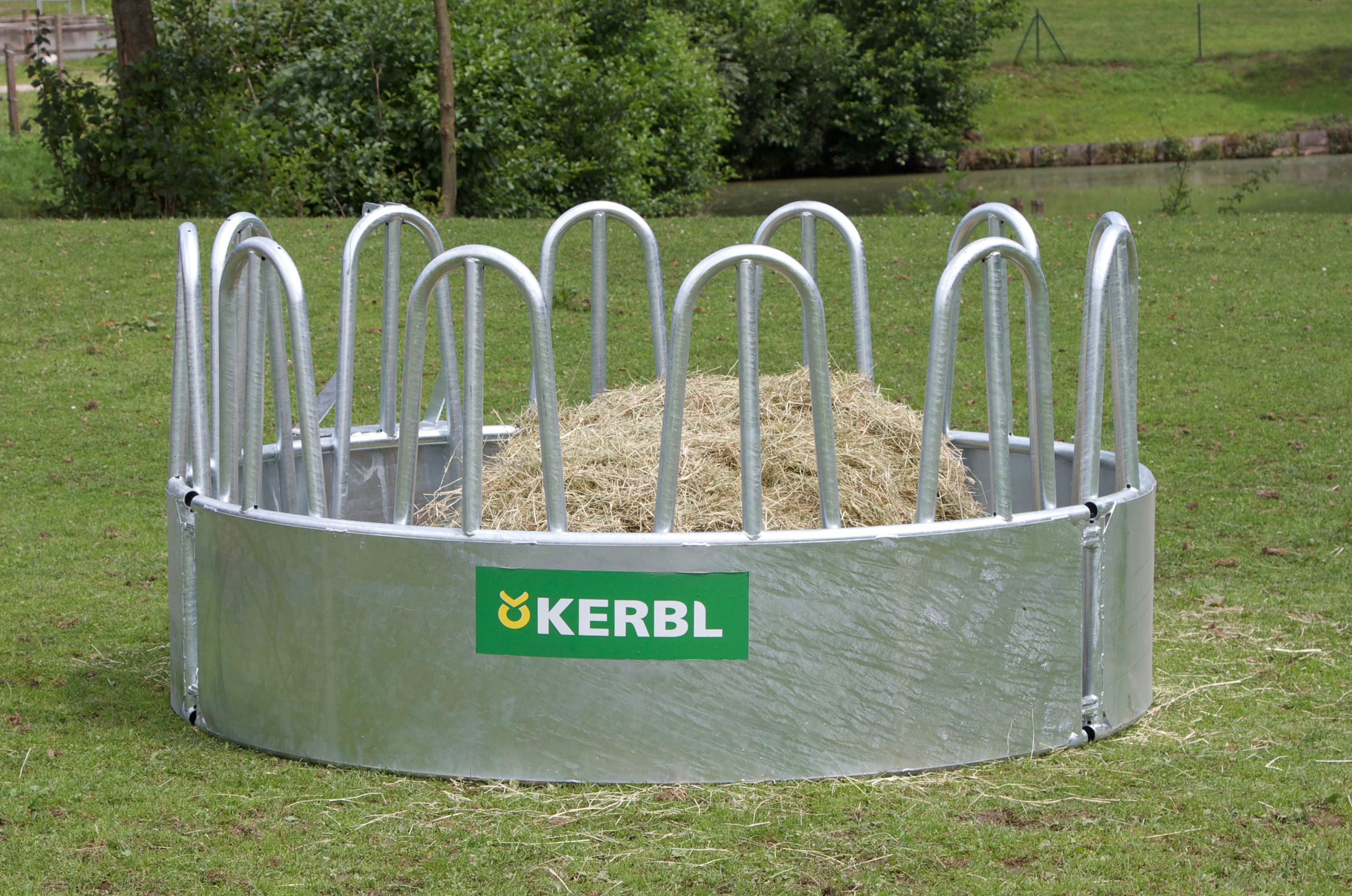 Rundraufe mit 12 Fressplätzen von Kerbl 291258