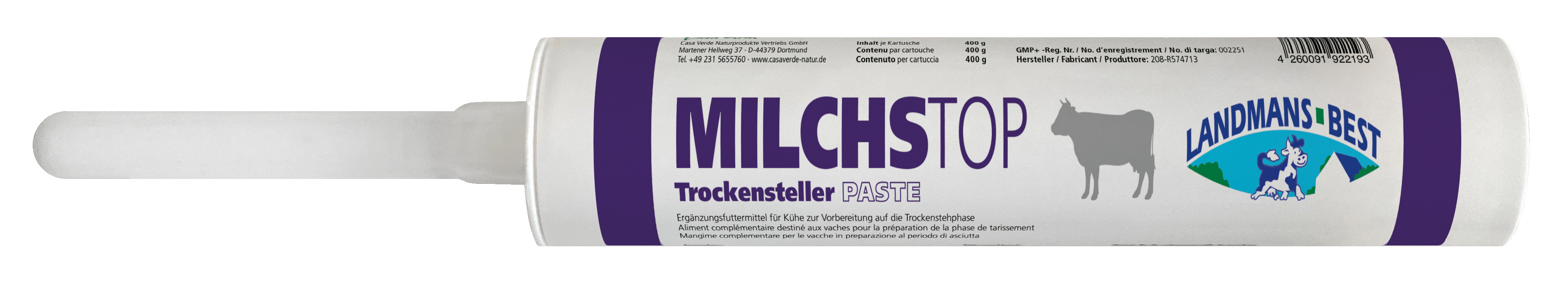 Landmans Best Milchstop Trockensteller Paste 400 g von Landmans Best