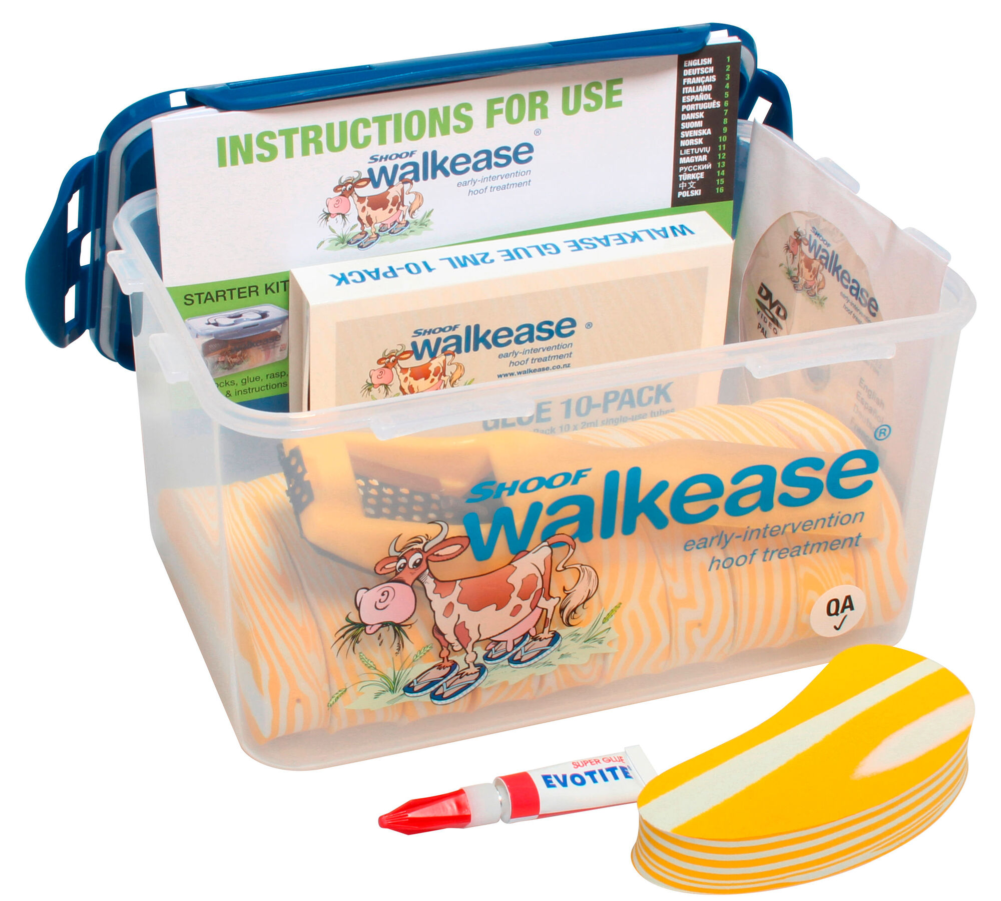 Klauenbehandlung SHOOF Walkease Starterset | 10er Pack - SHOOF Klauenbehandlung SHOOF Walkease Starterset | 10er Pack von SHOOF