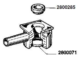 Universal Adapter für Interpuls Pulsator passend für SAC - milkrite|InterPuls 2809043 Universal Adapter für Interpuls Pulsator passend für SAC von milkrite|InterPuls 2809043
