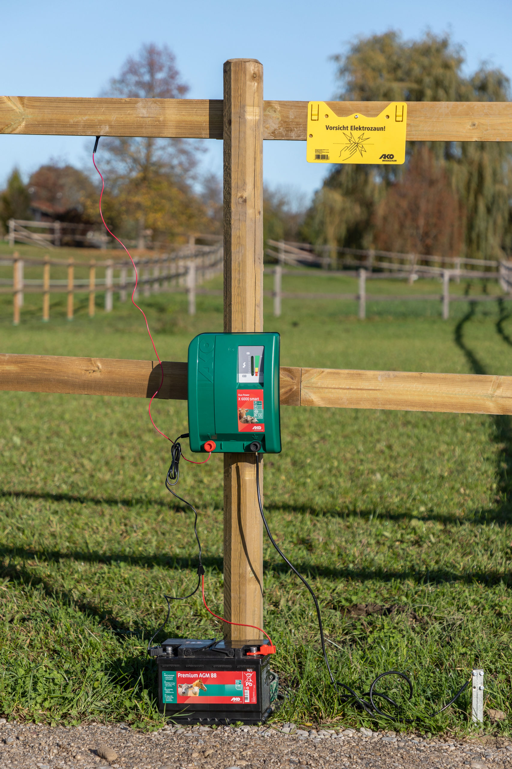 AKO Duo Power X6000 smart 12V/230V Weidezaungerät von AKO 372876