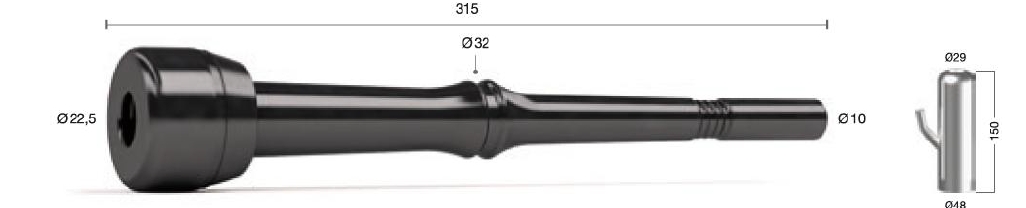 Zitzengummis passend für Fullwood 020138 von Melktechnik-Discount 326