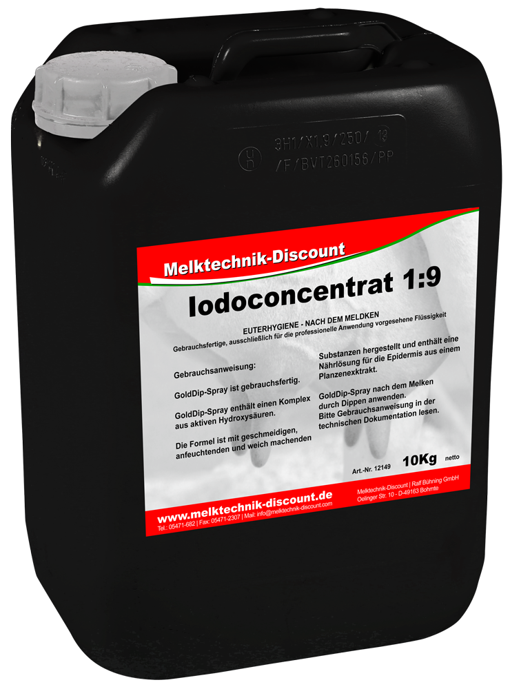 Iodoconcentrat 1:9 + 1:4 | 10 kg von Melktechnik-Discount