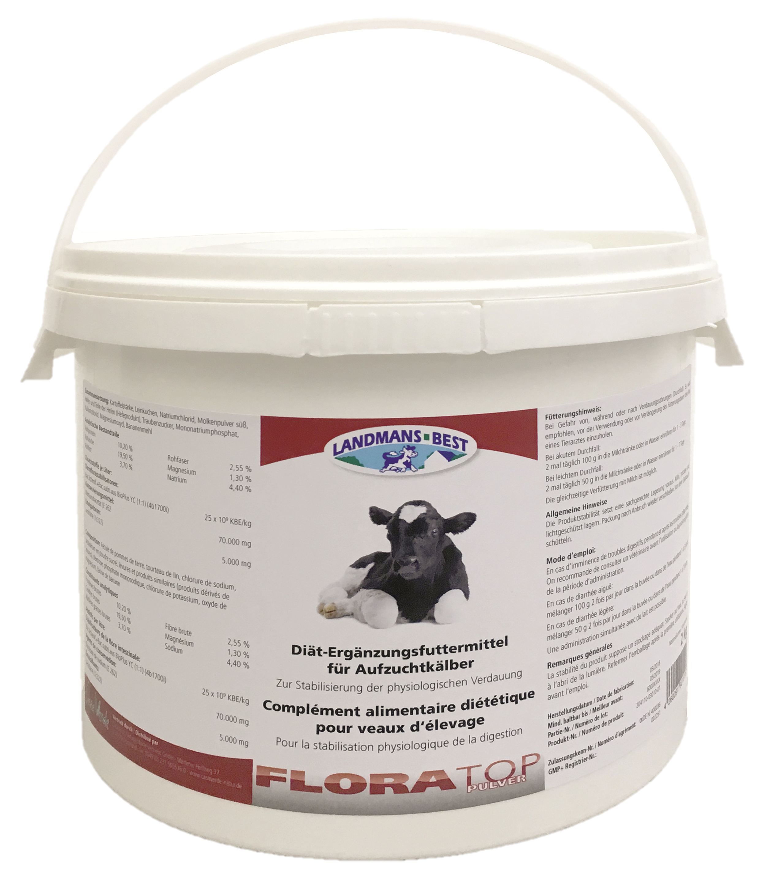 Landmans Best Floratop Darmflora Kälber Pulver 2 kg - Landmans Best Landmans Best Floratop Darmflora Kälber Pulver 2 kg von Landmans Best