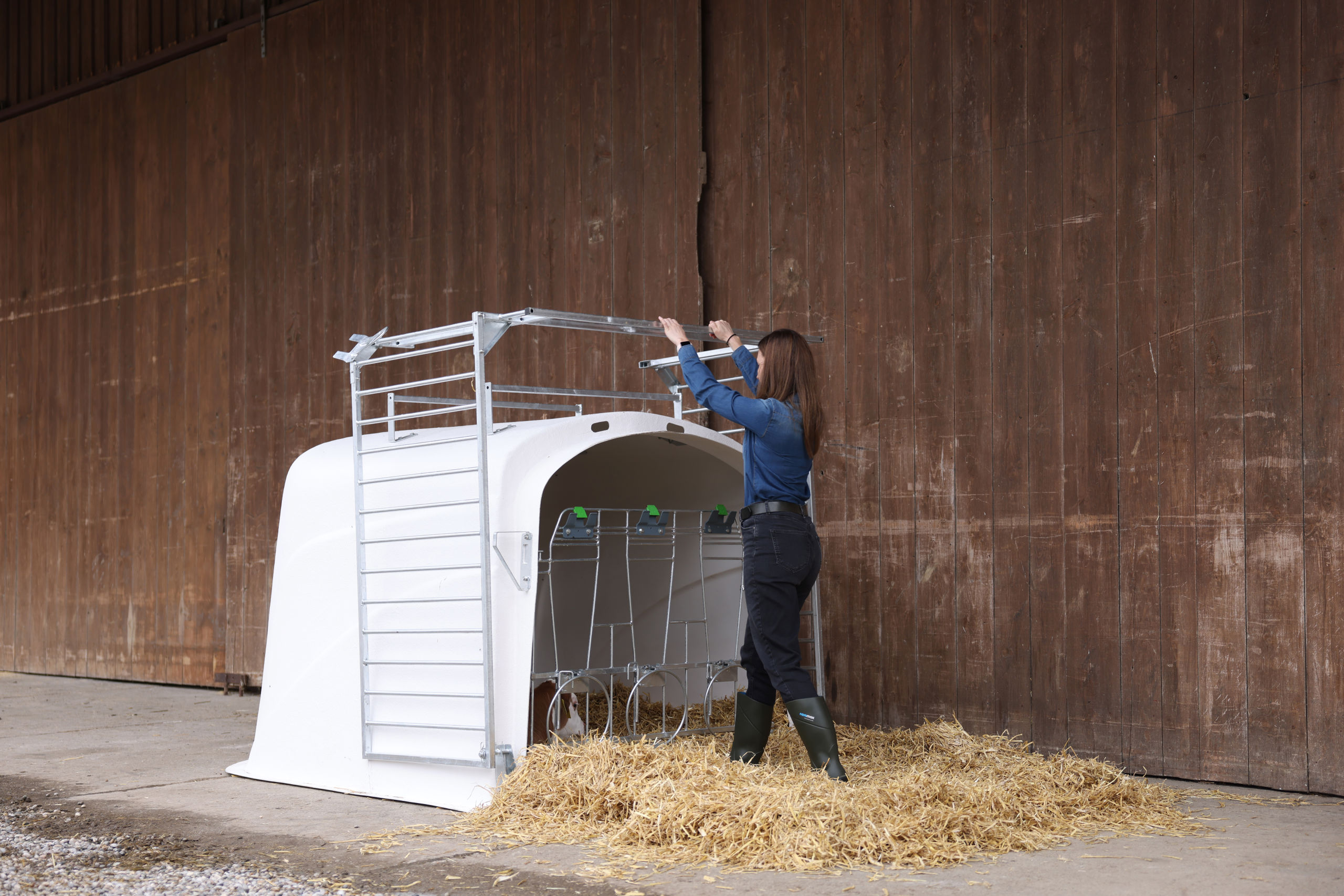 CalfHouse Premium DUO mit Umzäunung von Kerbl 14618