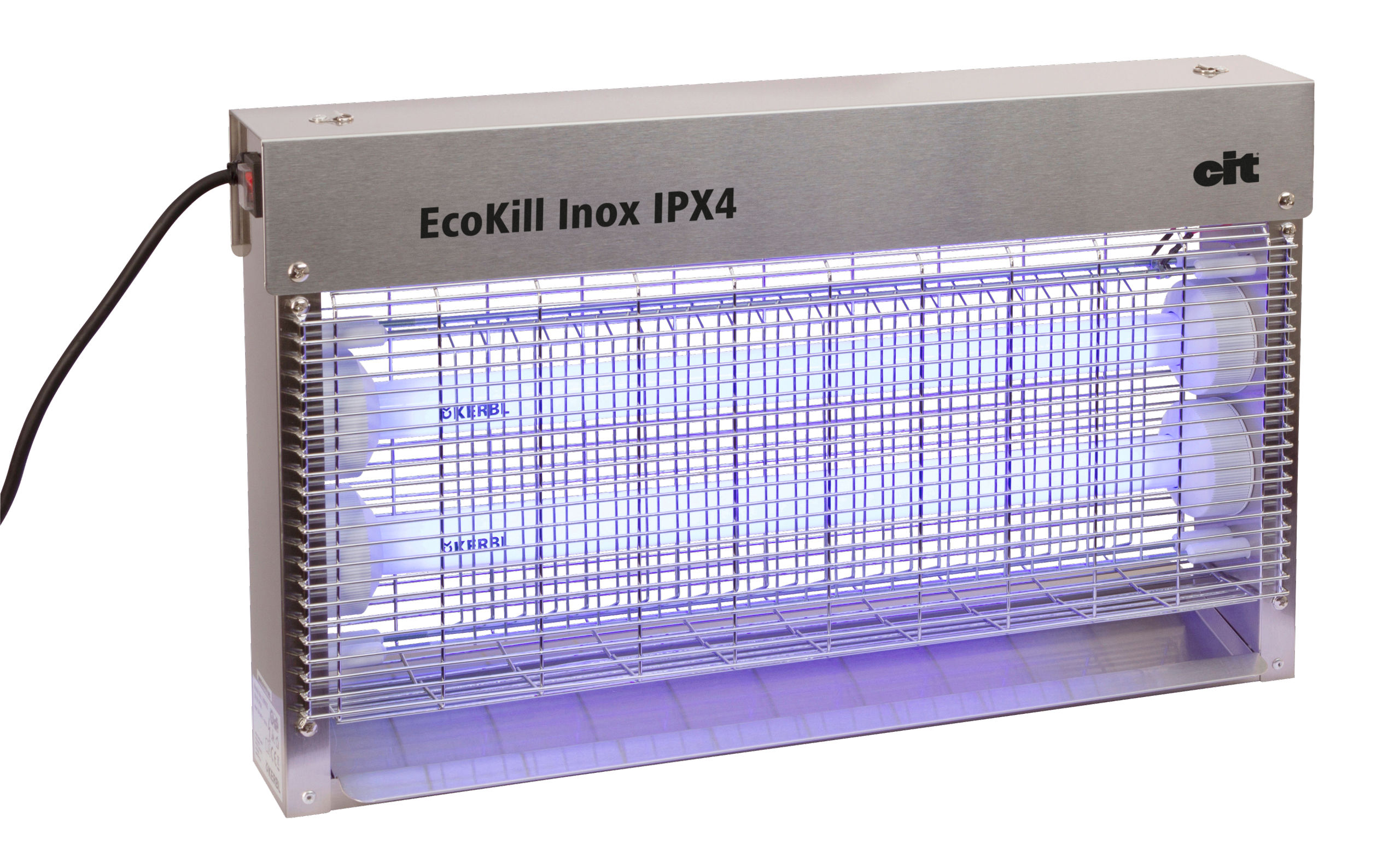 cit Fliegenvernichter EcoKill Inox, IPX4 2 x 15W für 150m² von cit