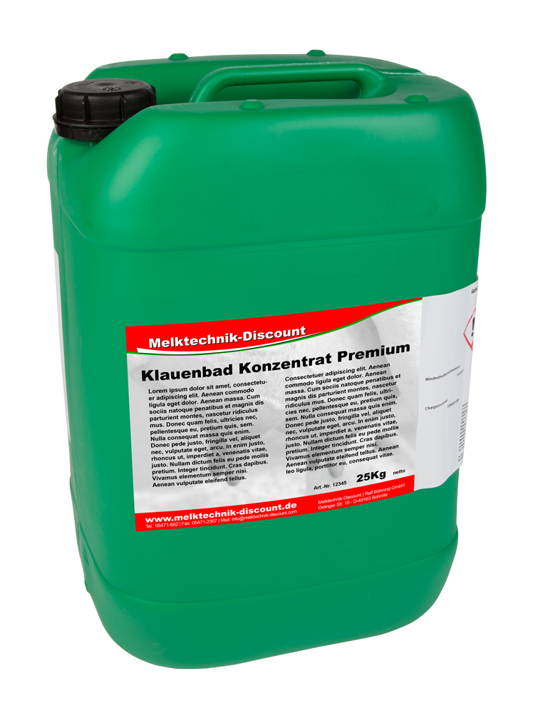 Klauenbad Konzentrat Premium | 25 L - Melktechnik-Discount Klauenbad Konzentrat Premium | 25 L von Melktechnik-Discount