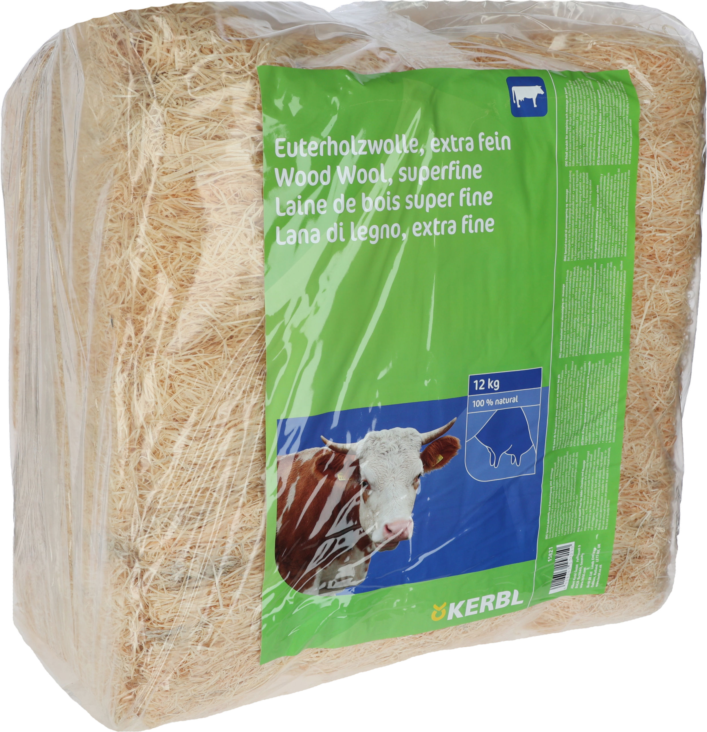 Euterholzwolle 12 kg von Kerbl 15821