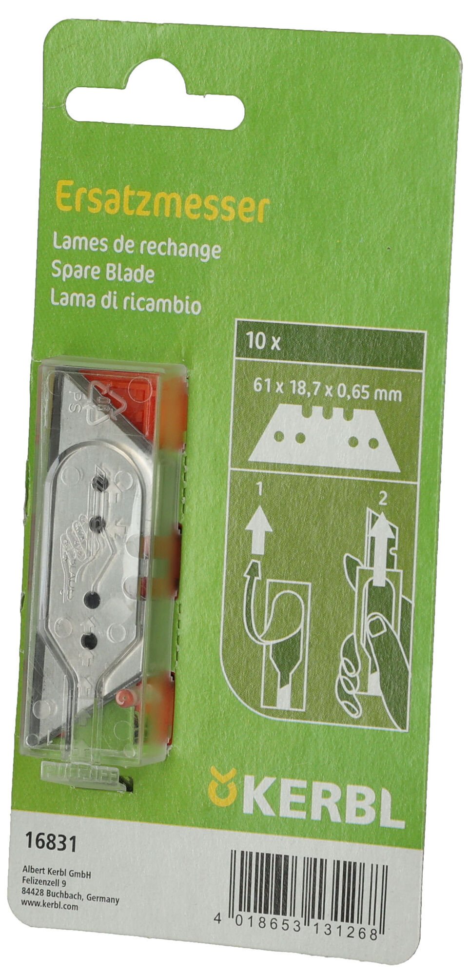 Ersatzmesser für Bandagenmesser | 10er Pack - Kerbl 16831 Ersatzmesser für Bandagenmesser | 10er Pack von Kerbl 16831