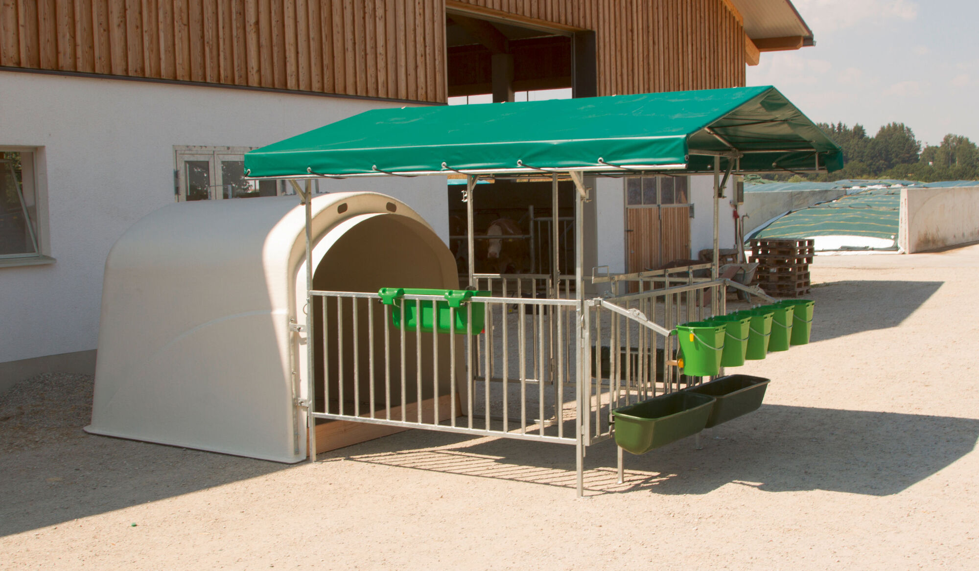 Vordach für Kälberiglu CalfHouse Premium XL - Kerbl 14466 Vordach für Kälberiglu CalfHouse Premium XL von Kerbl 14466
