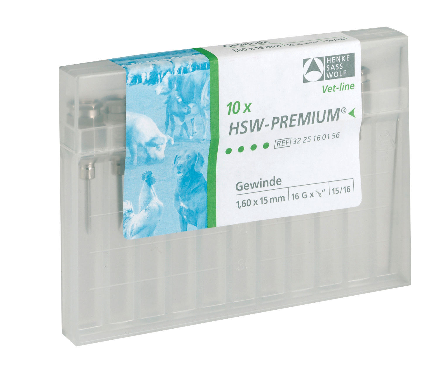 HSW PREMIUM® Kanüle mit Gewindeansatz | 10 Stück - Henke-Sass Wolf HSW PREMIUM® Kanüle mit Gewindeansatz | 10 Stück von Henke-Sass Wolf