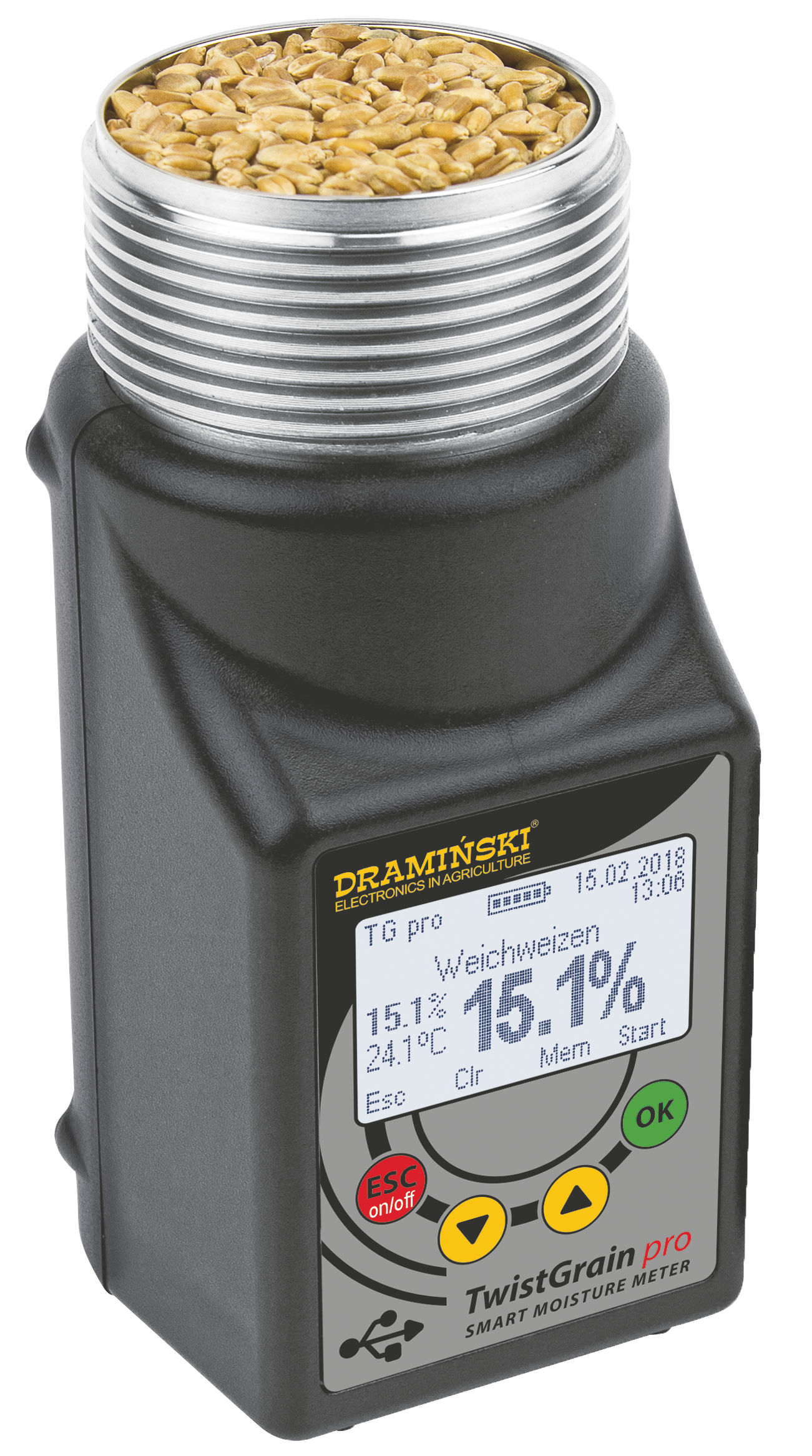 Getreidefeuchtemesser TwistGrain pro von Draminski