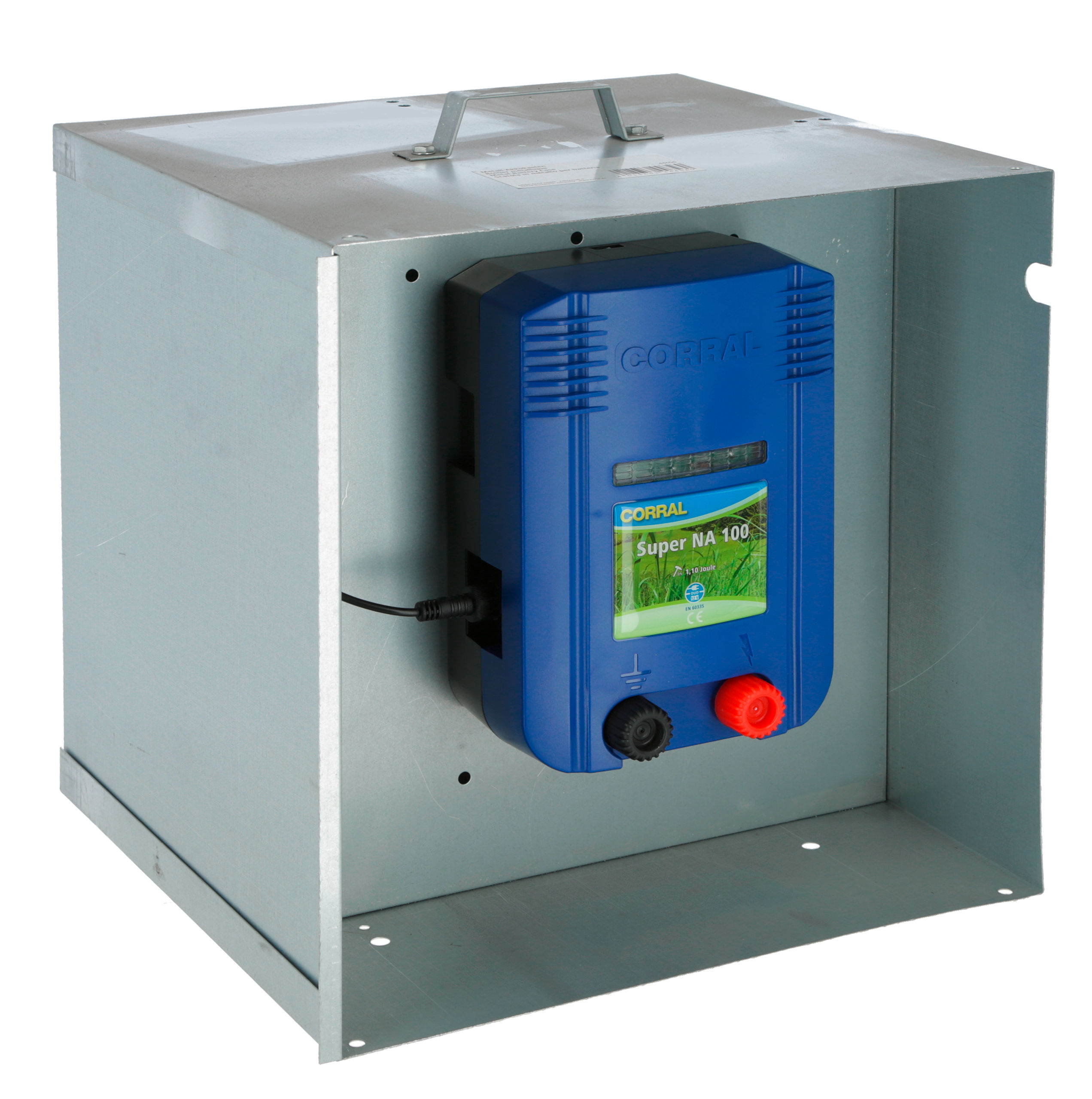 Metall-Akkukasten für 12V-Weidezaungeräte - AKO 44656 Metall-Akkukasten für 12V-Weidezaungeräte von AKO 44656