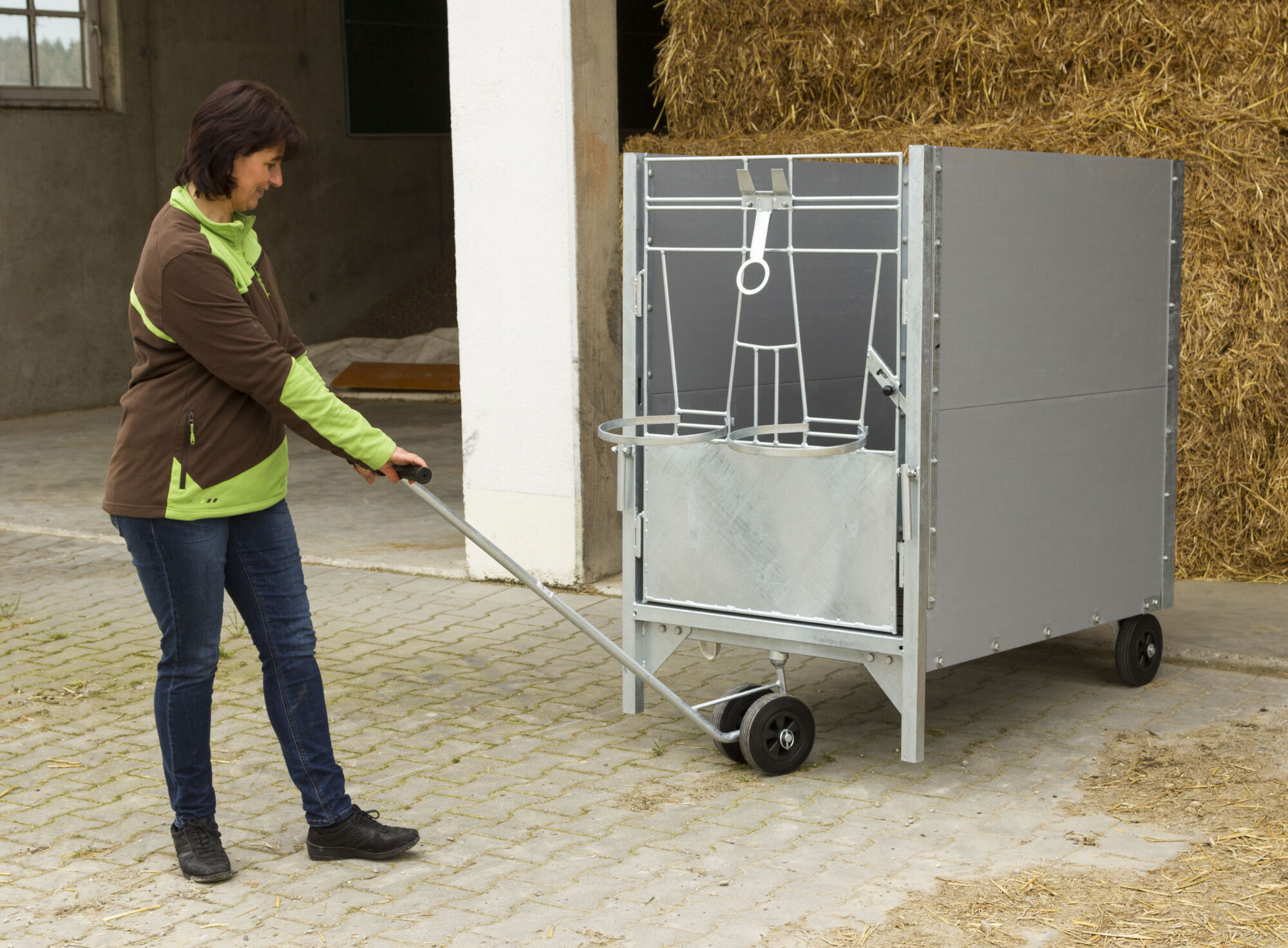 Fahrvorrichtung für Kälberbox - Kerbl 14609 Fahrvorrichtung für Kälberbox von Kerbl 14609