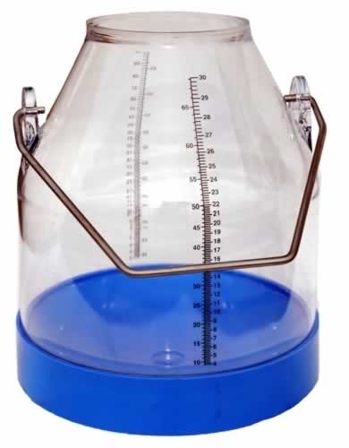 Melkeimer Kunststoff 33 Liter | blau - Melkeimer Kunststoff 33 Liter | blau von