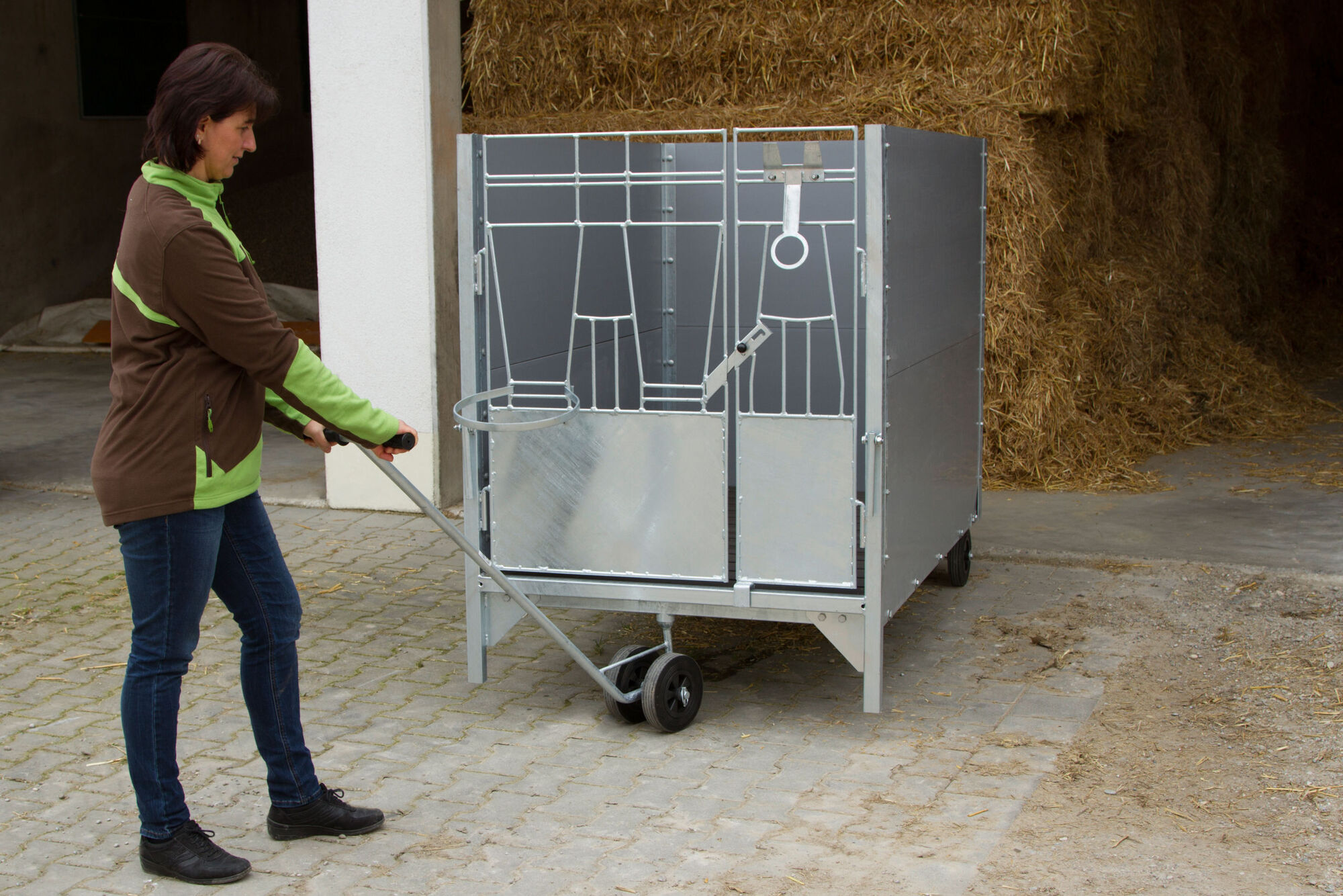 Fahrvorrichtung für Kälberbox von Kerbl 14609
