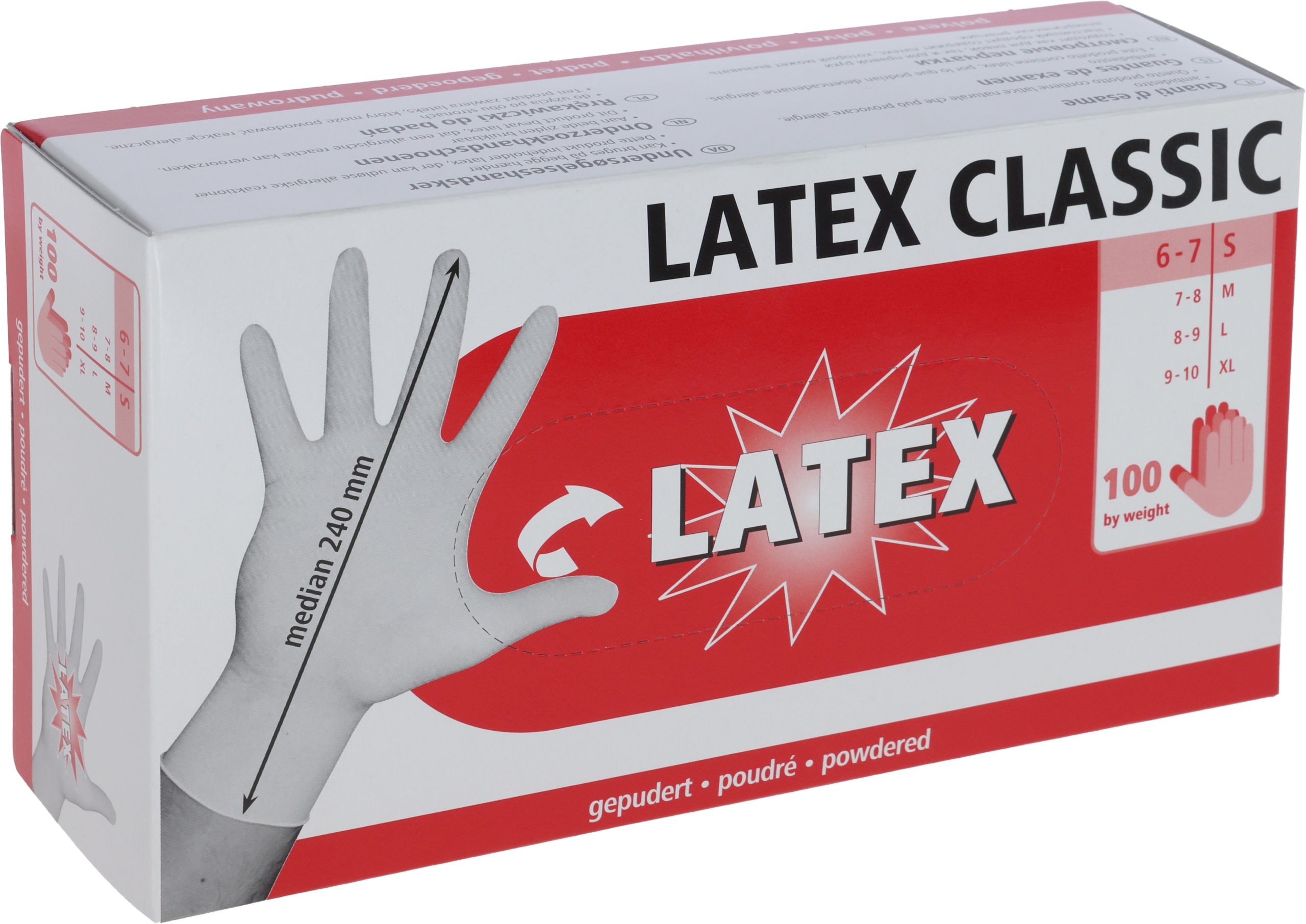 Einmalhandschuhe Latex Classic | 100 Stück - Kerbl Einmalhandschuhe Latex Classic | 100 Stück von Kerbl