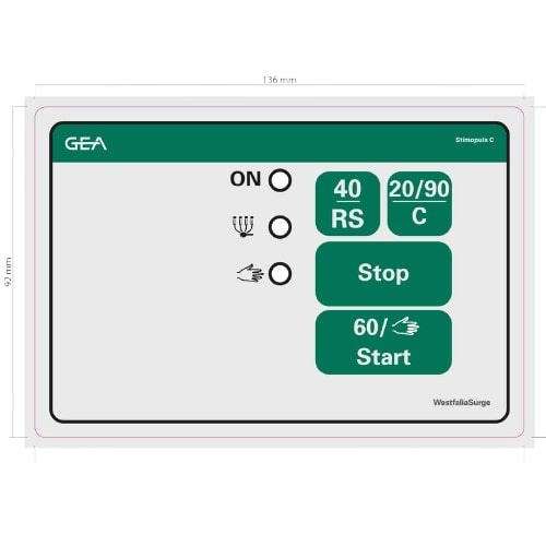 GEA/Westfalia Tastaturfolie Stimopuls C | 0024-5533-000 - GEA/Westfalia (Original) 0024-5533-000 GEA/Westfalia Tastaturfolie Stimopuls C | 0024-5533-000 von GEA/Westfalia (Original) 0024-5533-000