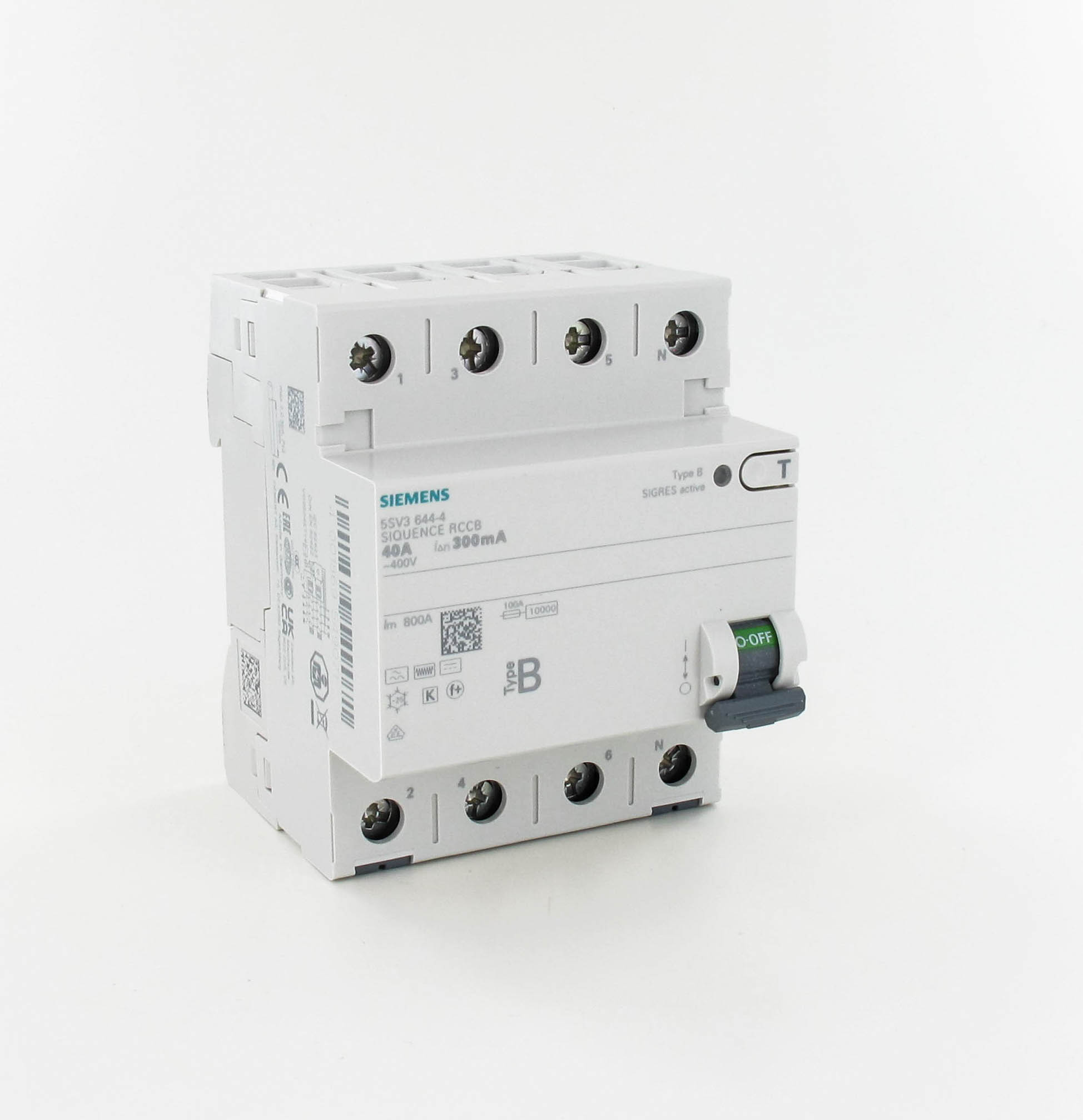 Fehlerstromschutzschalter 4-polig, 40 A Typ B allstromsensitiv von Siemens