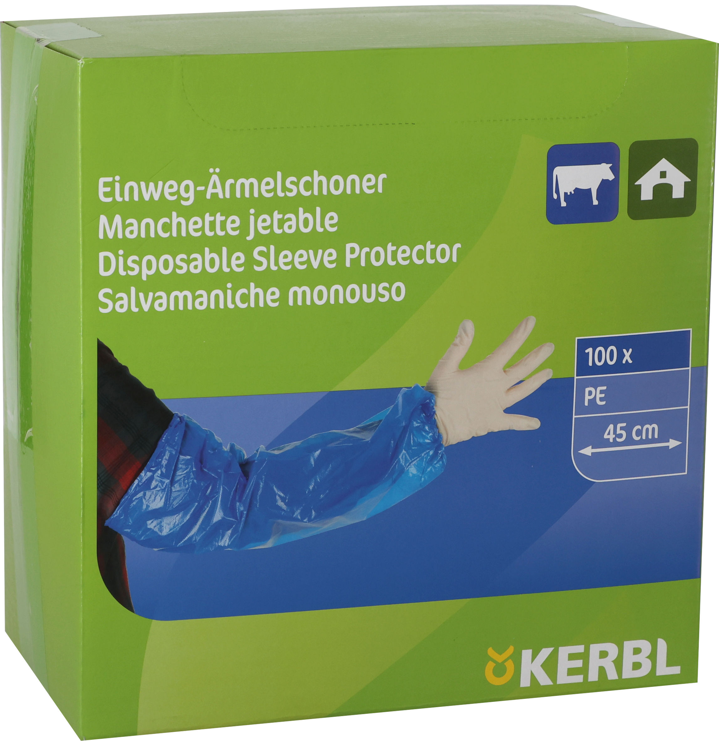 Einweg-Ärmelschoner, dünne Version | 100 Stück - Kerbl 15397 Einweg-Ärmelschoner, dünne Version | 100 Stück von Kerbl 15397