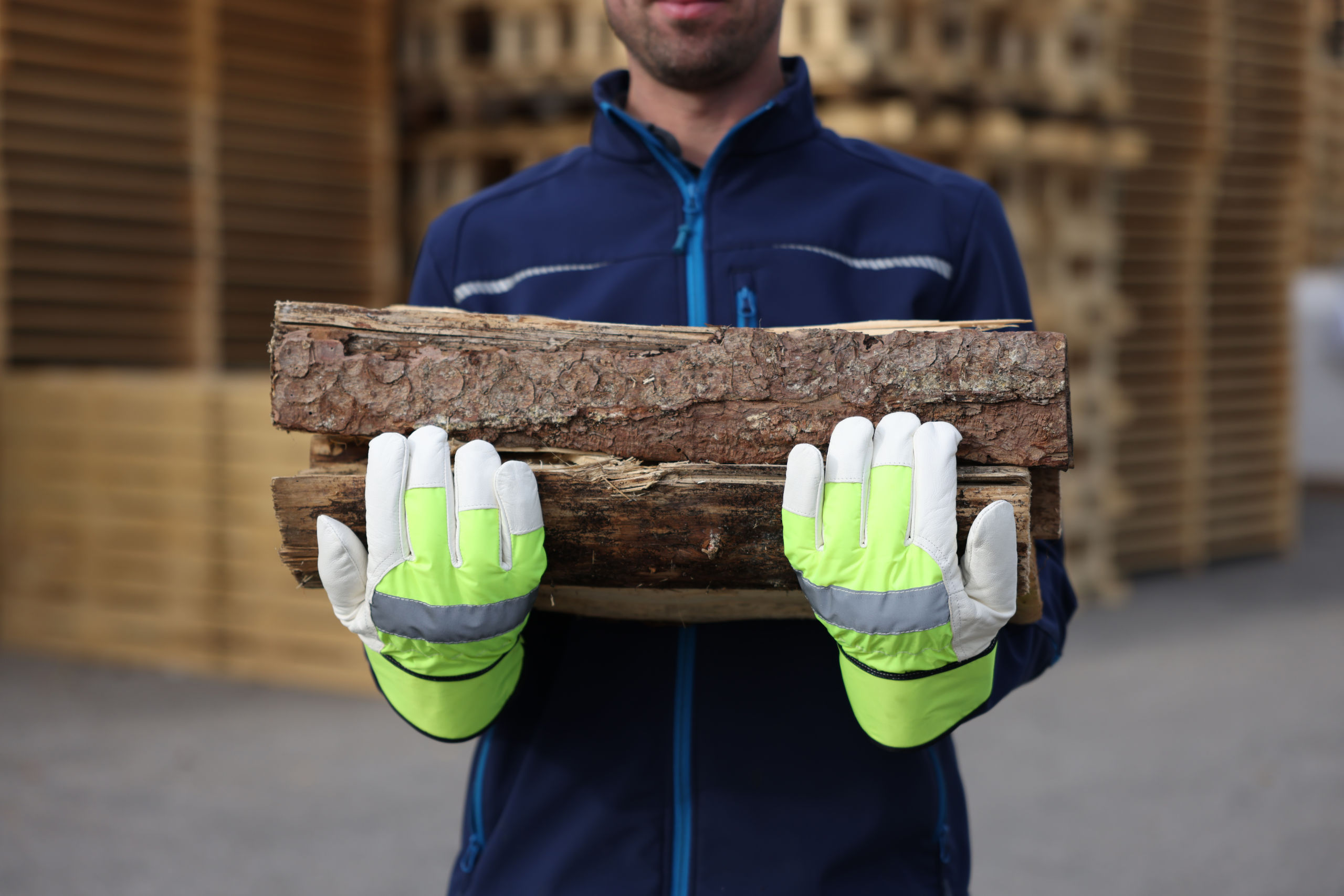 Winterhandschuh Neon Ziegenleder - Kerbl Winterhandschuh Neon Ziegenleder von Kerbl