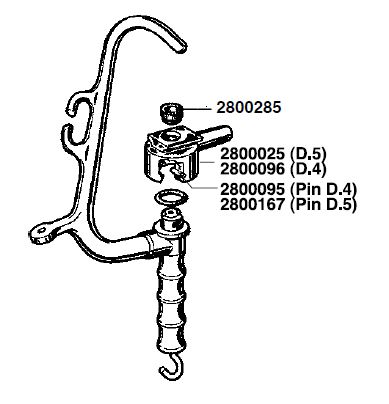 Universal Adapter für Pulsator passend für GEA/Westfalia Bajonett von milkrite|InterPuls 2809141 / 2809067