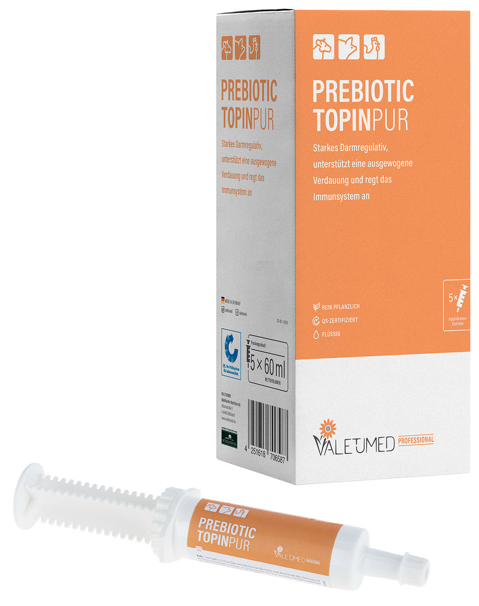 Ergänzungsfuttermittel Topinpur Prebiotic | 5 x 60 ml - Valetumed Ergänzungsfuttermittel Topinpur Prebiotic | 5 x 60 ml von Valetumed