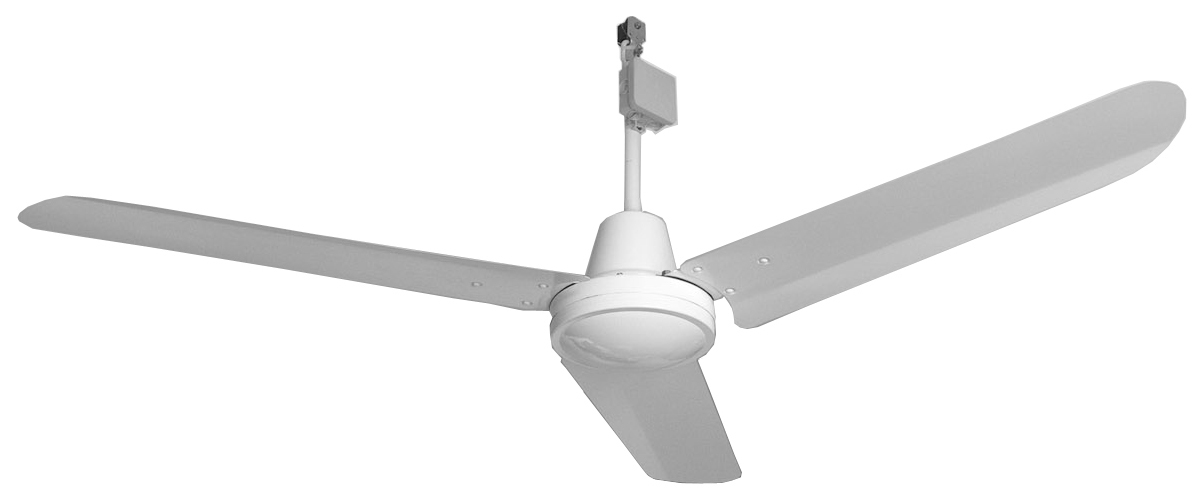 Stall-Deckenventilator, Bauhöhe 44 cm, Flügelform gerade | S03 von
