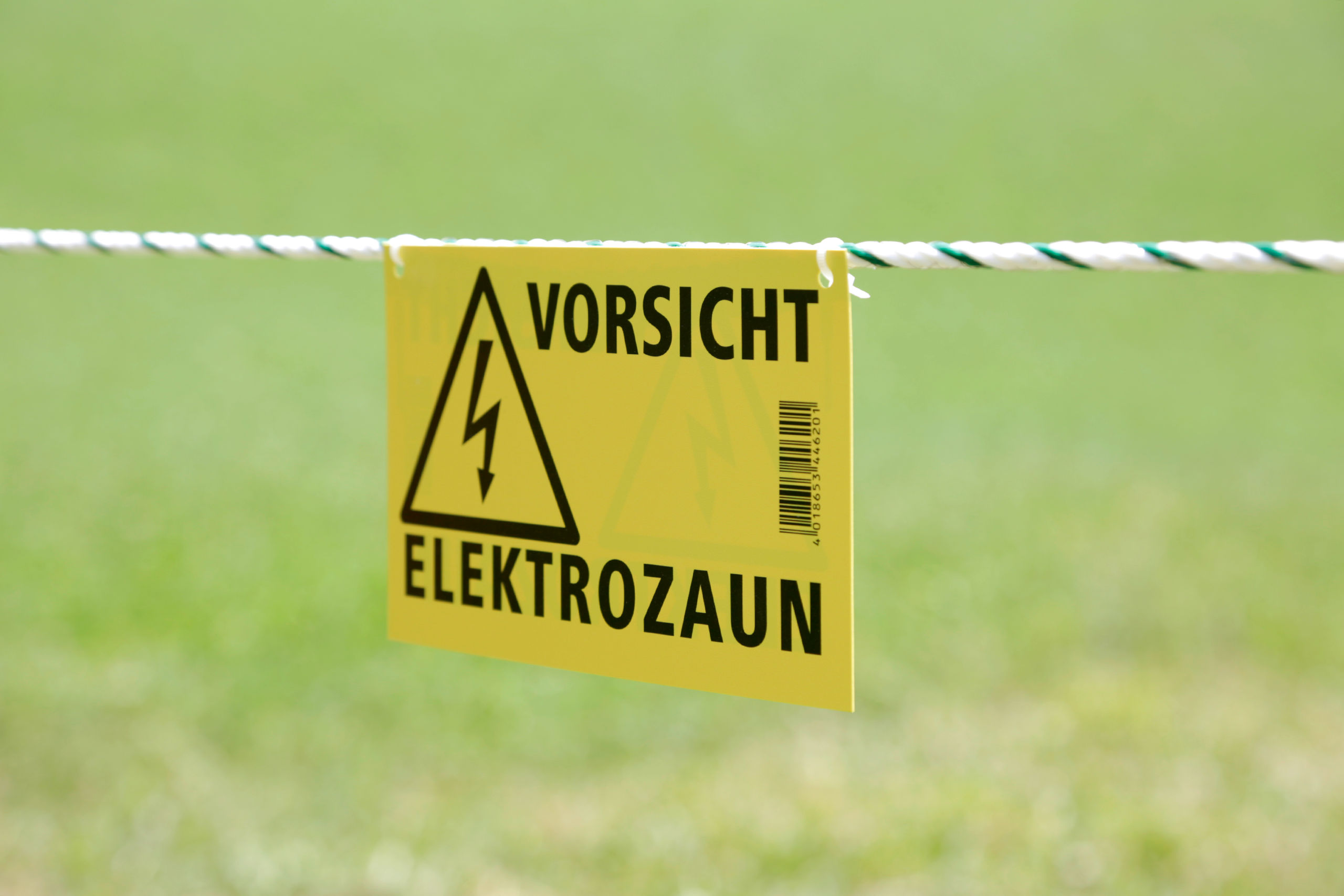 Warnschild "Vorsicht Elektrozaun" von AKO 44620