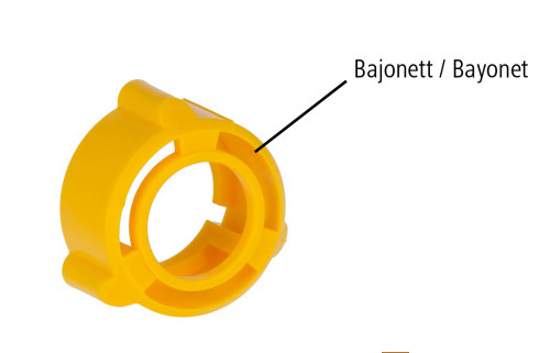 Bajonett für Hygieneventil | 5er Pack - Kerbl 14225/5 Bajonett für Hygieneventil | 5er Pack von Kerbl 14225/5